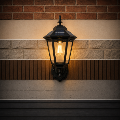 Outdoor Solar Wall Light