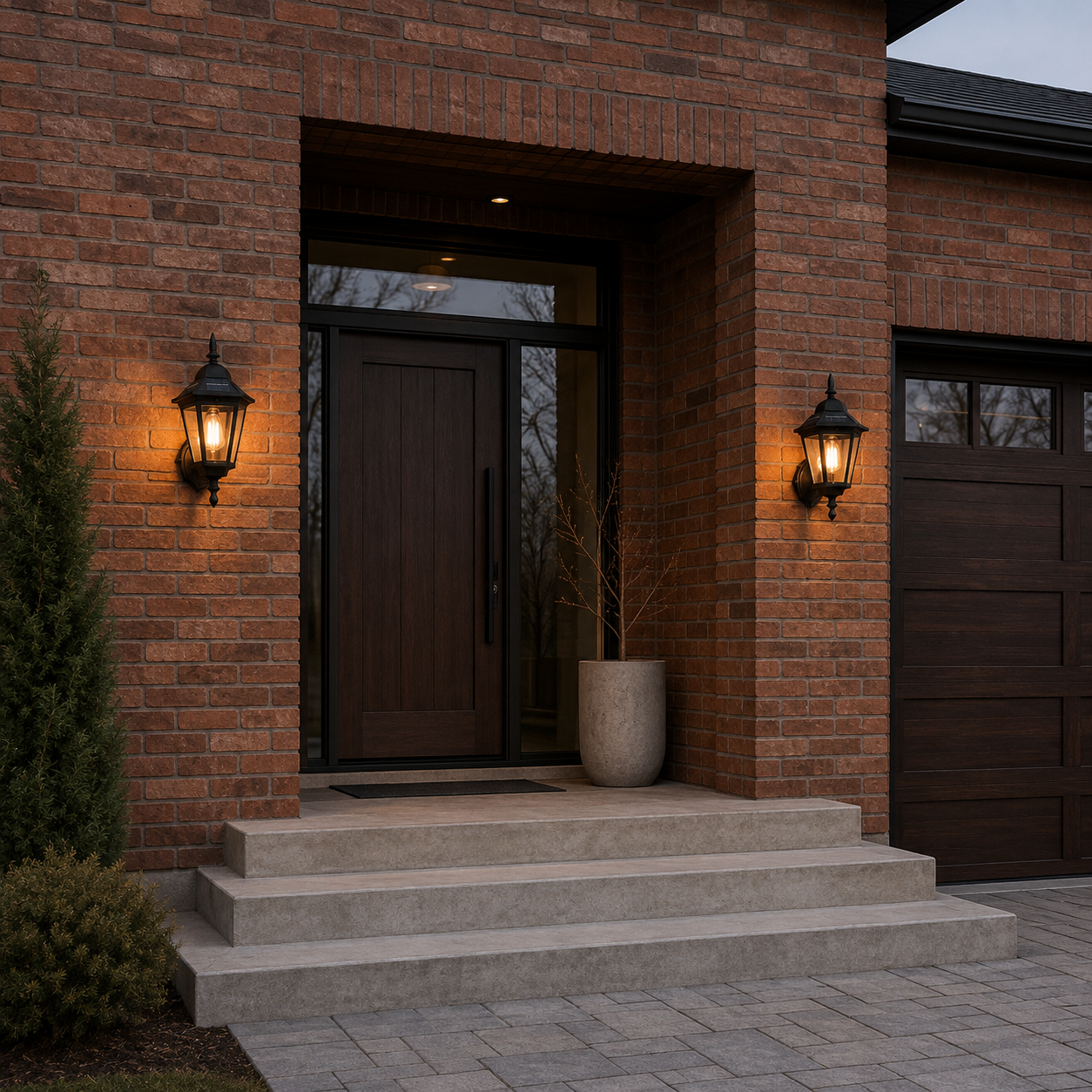 Outdoor Solar Wall Light