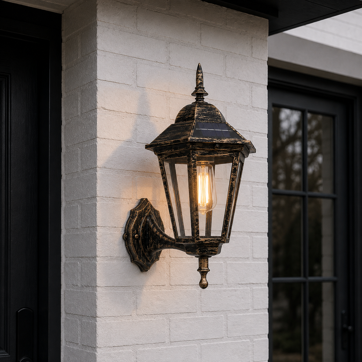 Outdoor Solar Wall Light