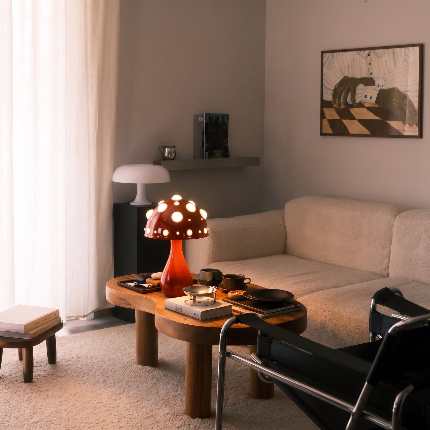 Designer Mushroom Table Lamp