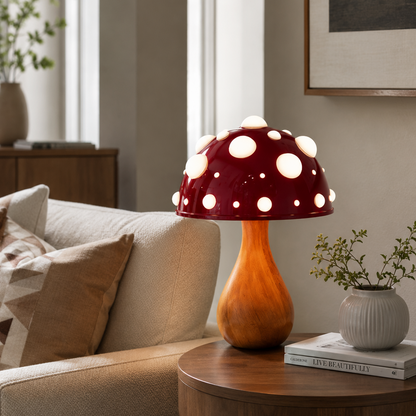 Designer Mushroom Table Lamp